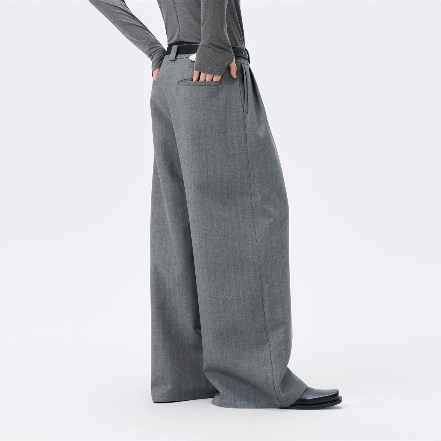 Stripe Drape Trouser