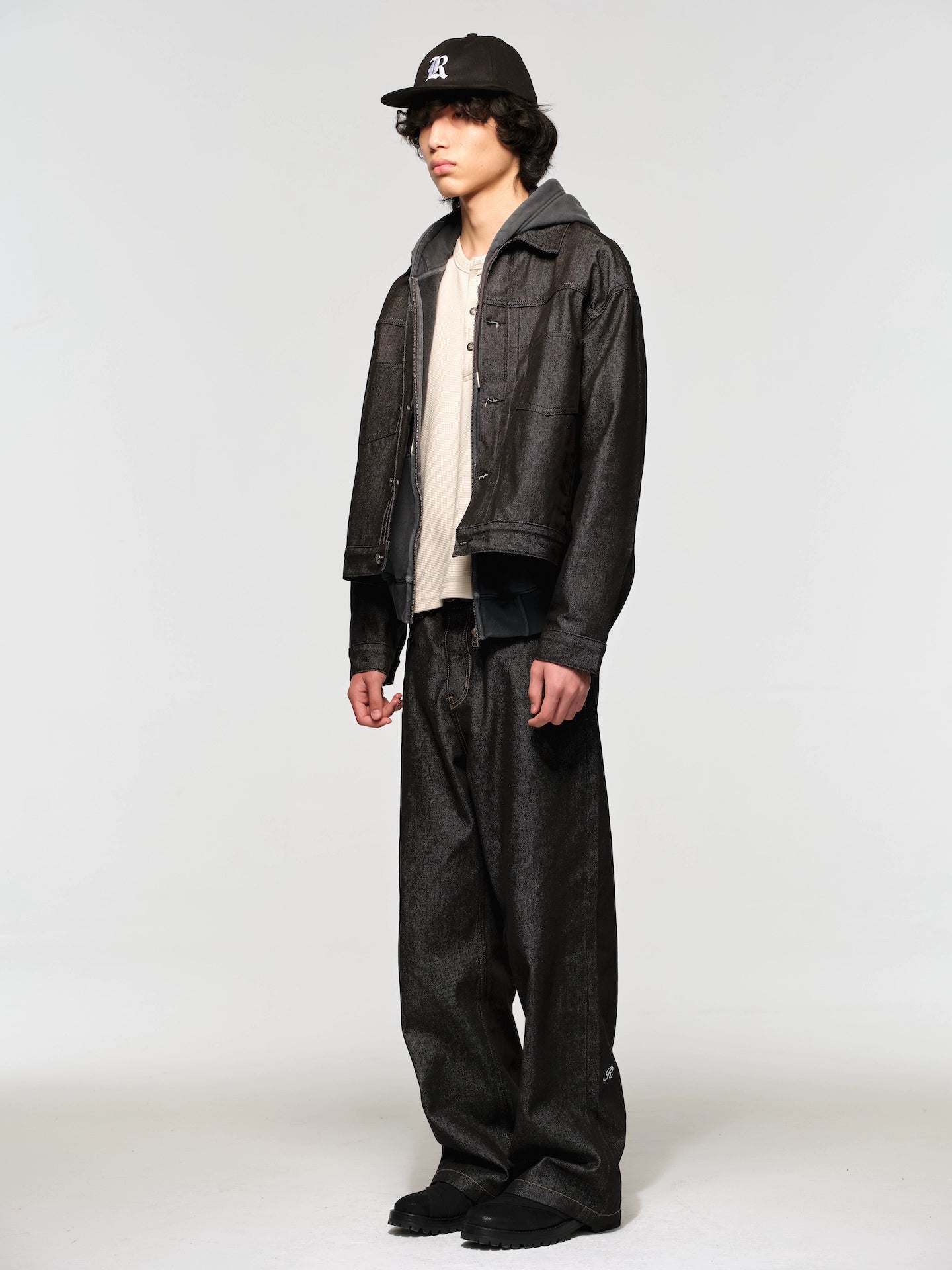 Original Cow Short Wide Denim Jacket