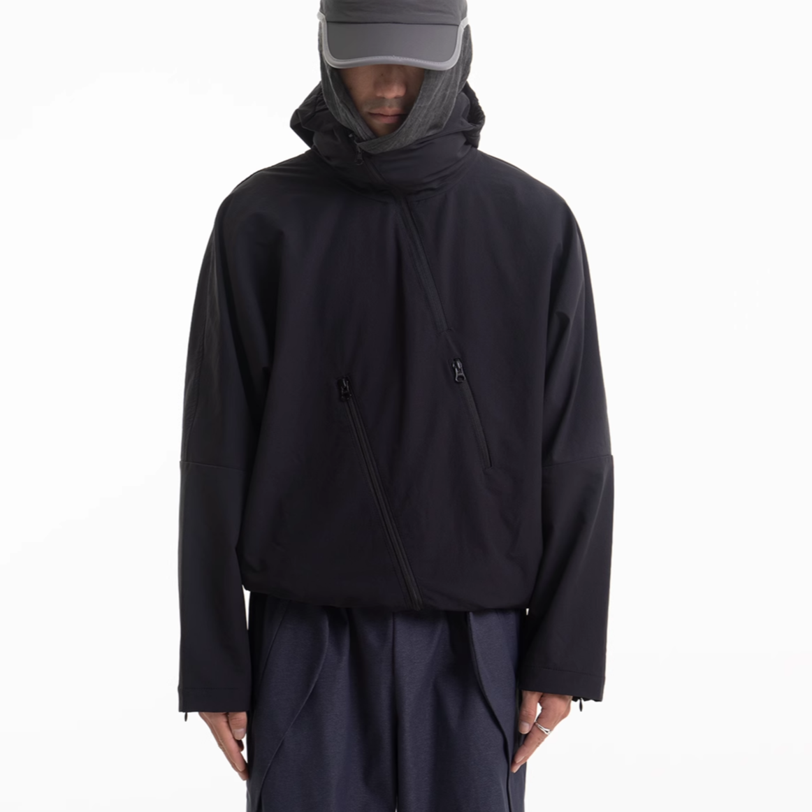 Softshell spill-resistant Multi Zip Jacket