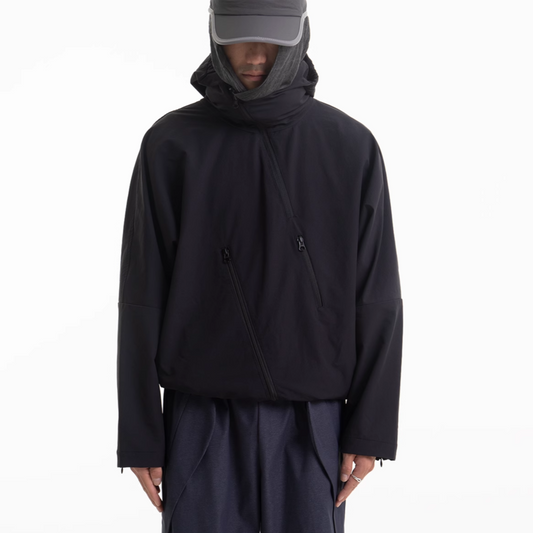 Softshell spill-resistant Multi Zip Jacket