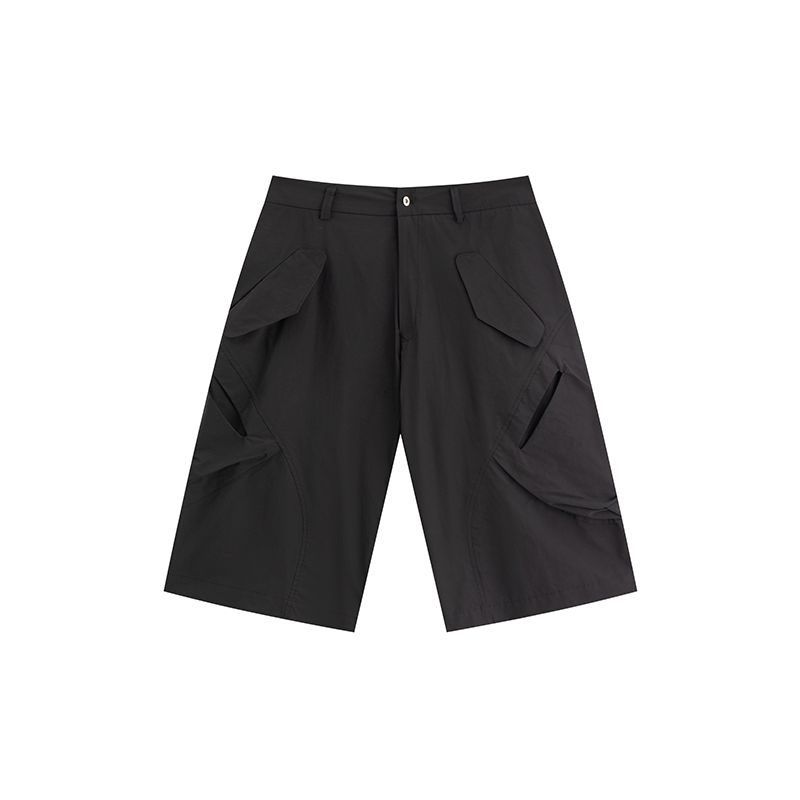 Sculpted Patch Pocket Shorts