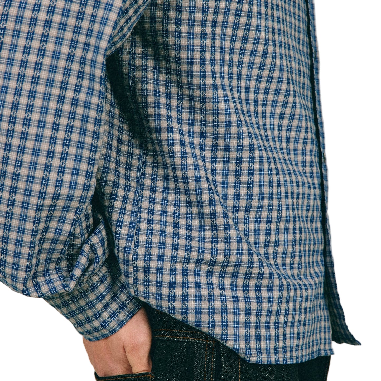 Hooded Vintage Check Shirt