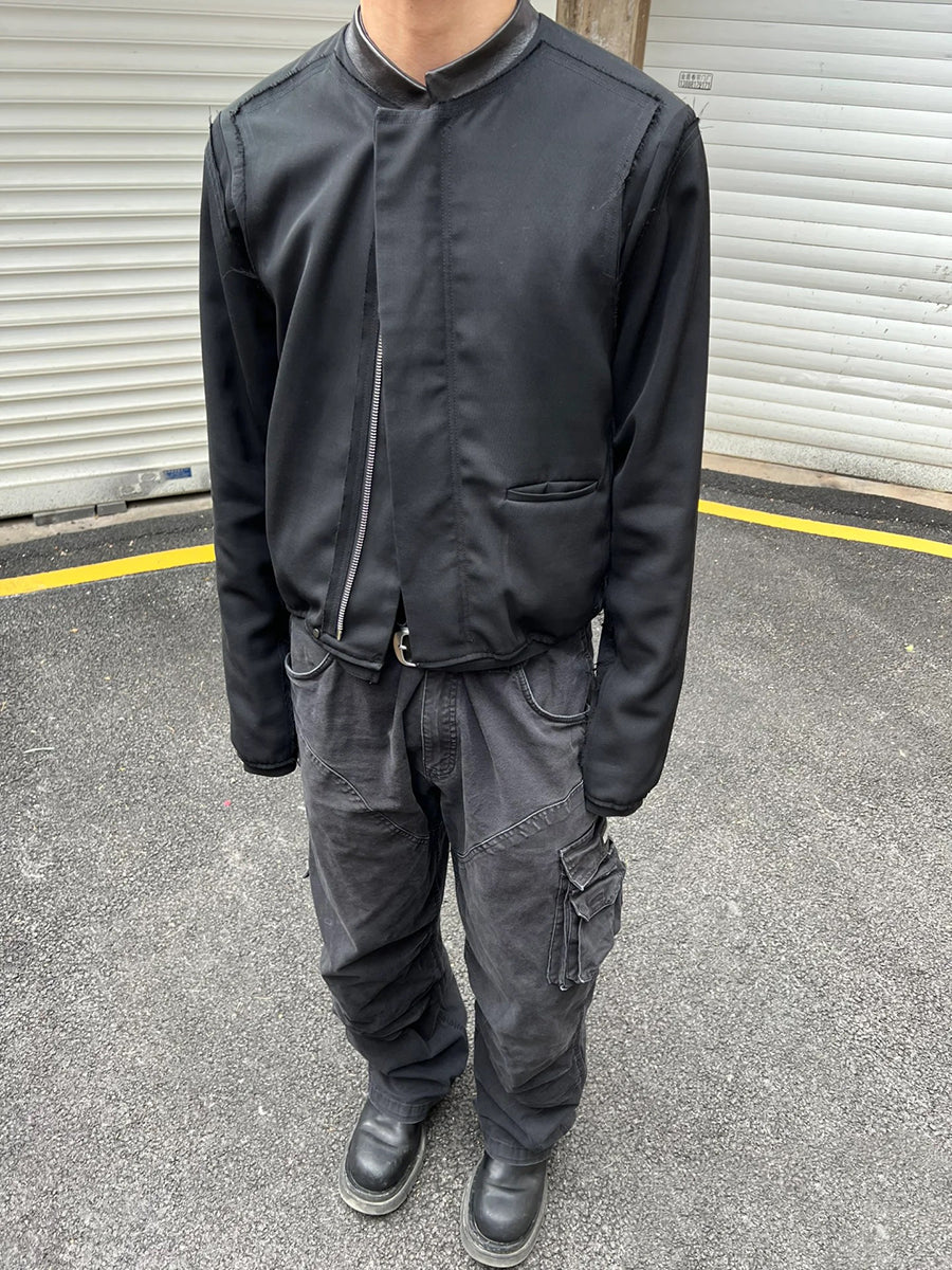 Tassel destruction short jacket