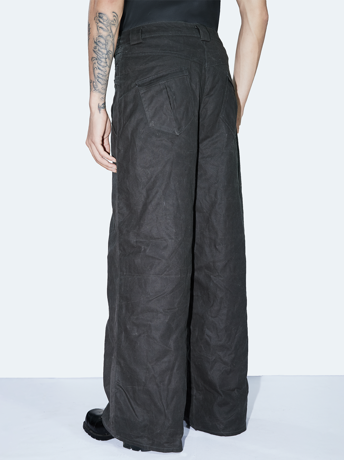 Oil Wax Vintage Canvas Heavy Cargo Pants