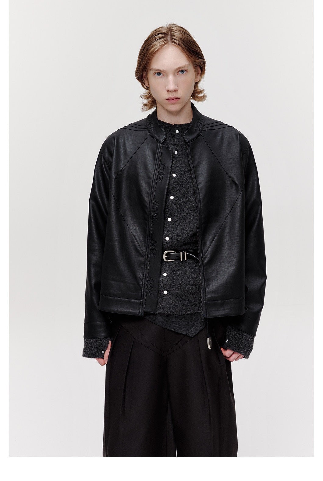 Armor leather jacket
