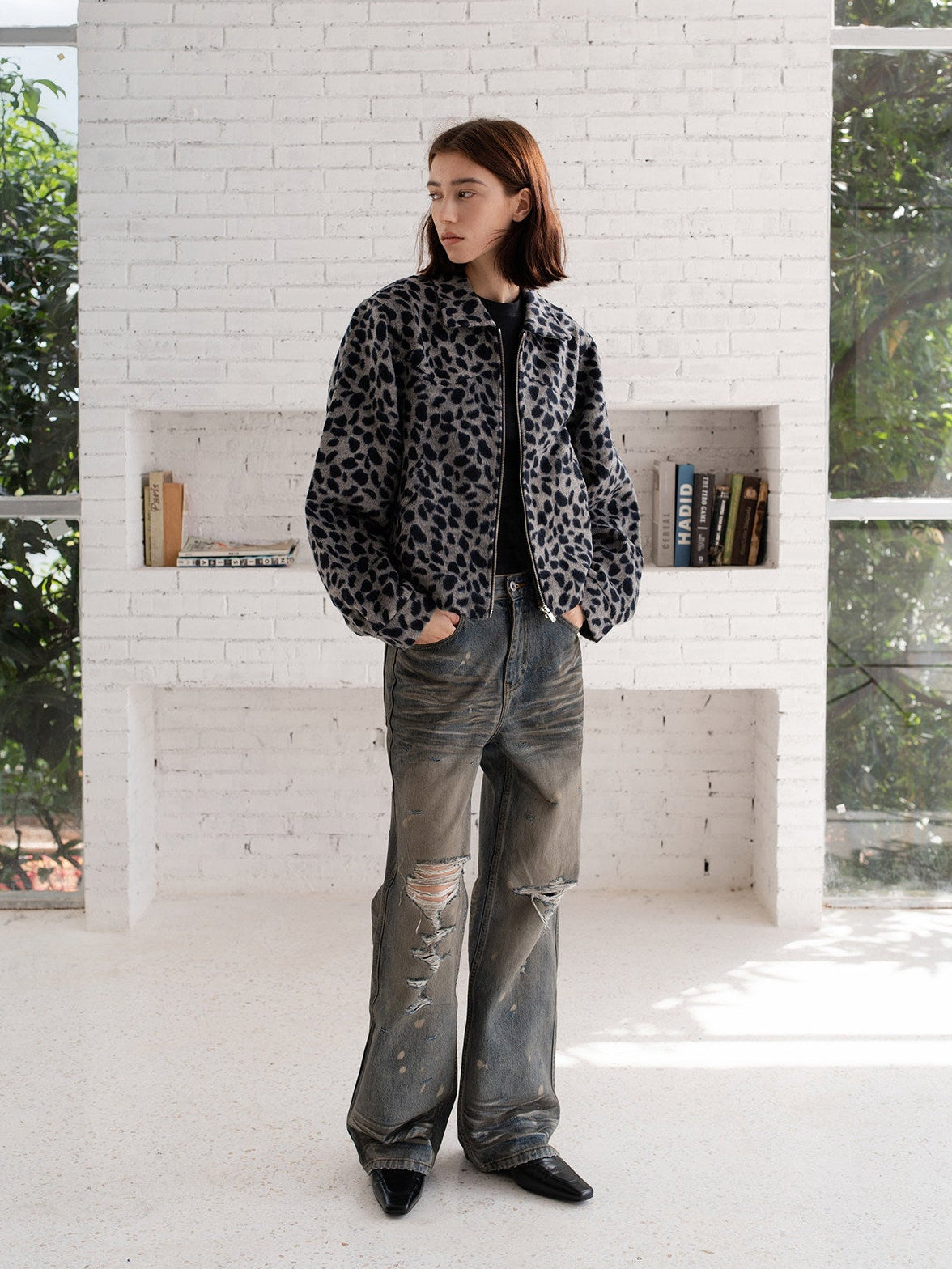 Okayama craftsmen mud-dyed jeans