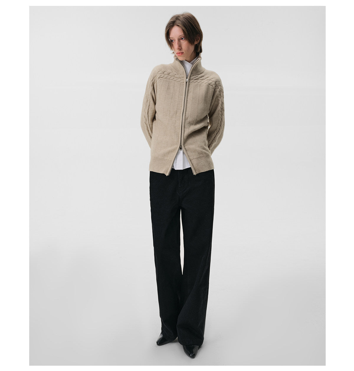 Arctic Velvet Cable Knit