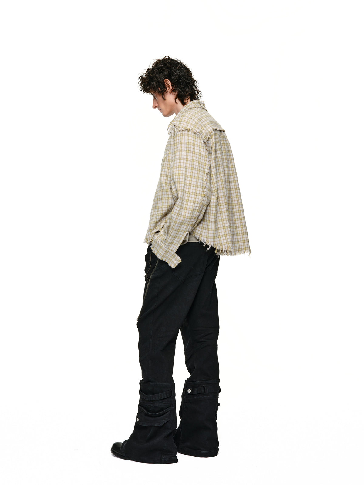 AURORA SLOUCH FIT WASHED CHECK SHIRT
