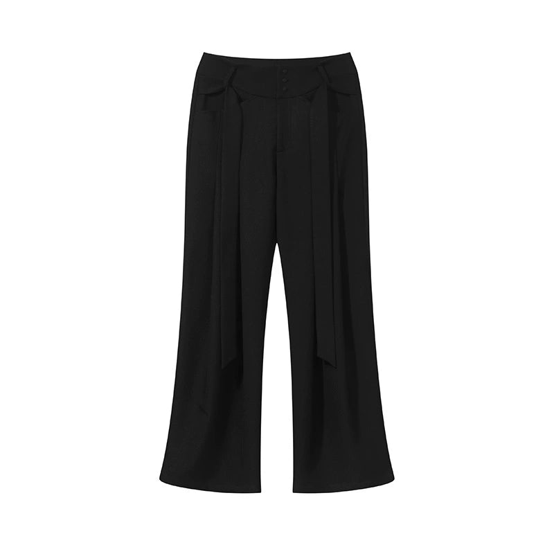 Wrapped Wide-leg Trouser