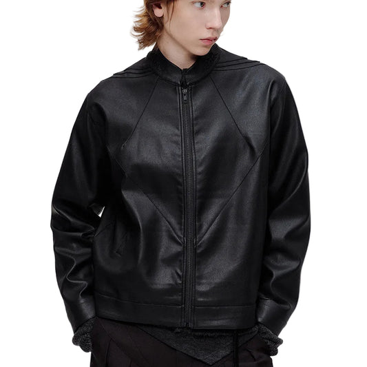 Armor leather jacket