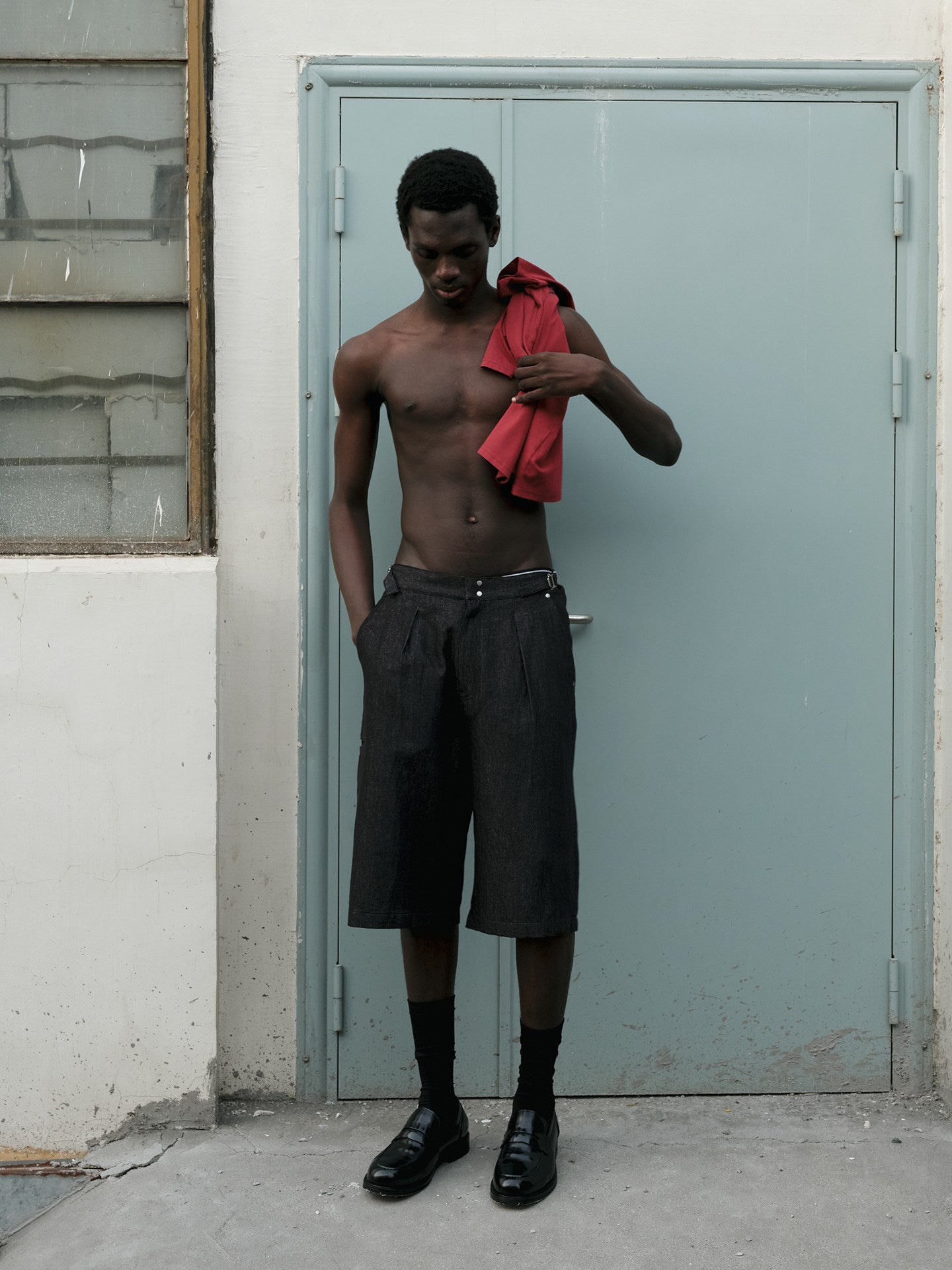 Double Pleated Shorts
