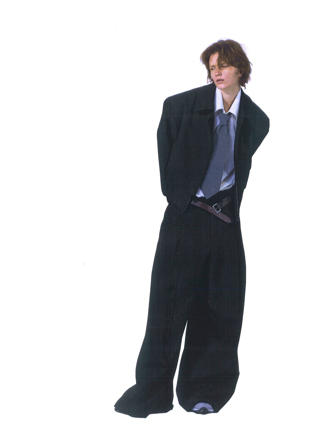 Front pocket Wide leg Trouser