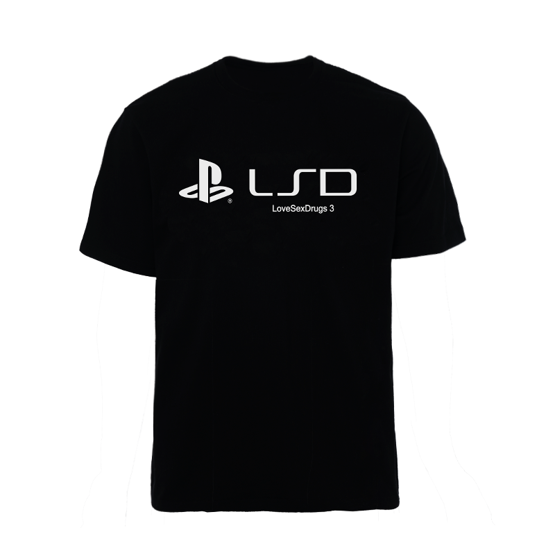 PlayStation game LSD slogan short sleeve t-shirts