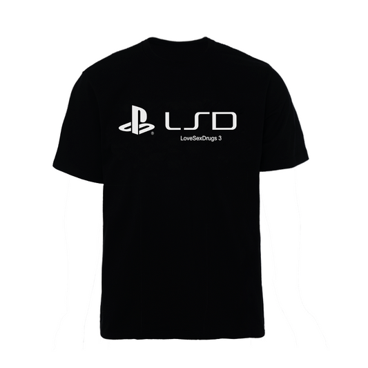 PlayStation game LSD slogan short sleeve t-shirts