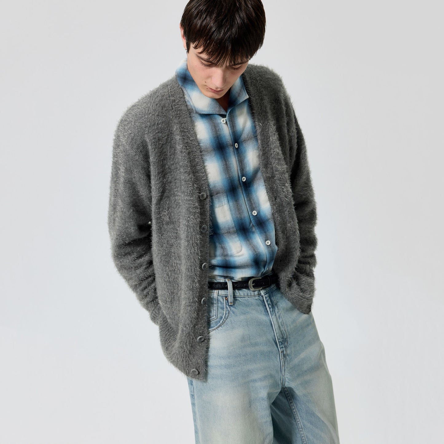 Wool Lazy Cardigan