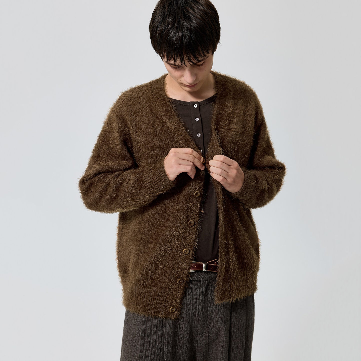 Wool Lazy Cardigan