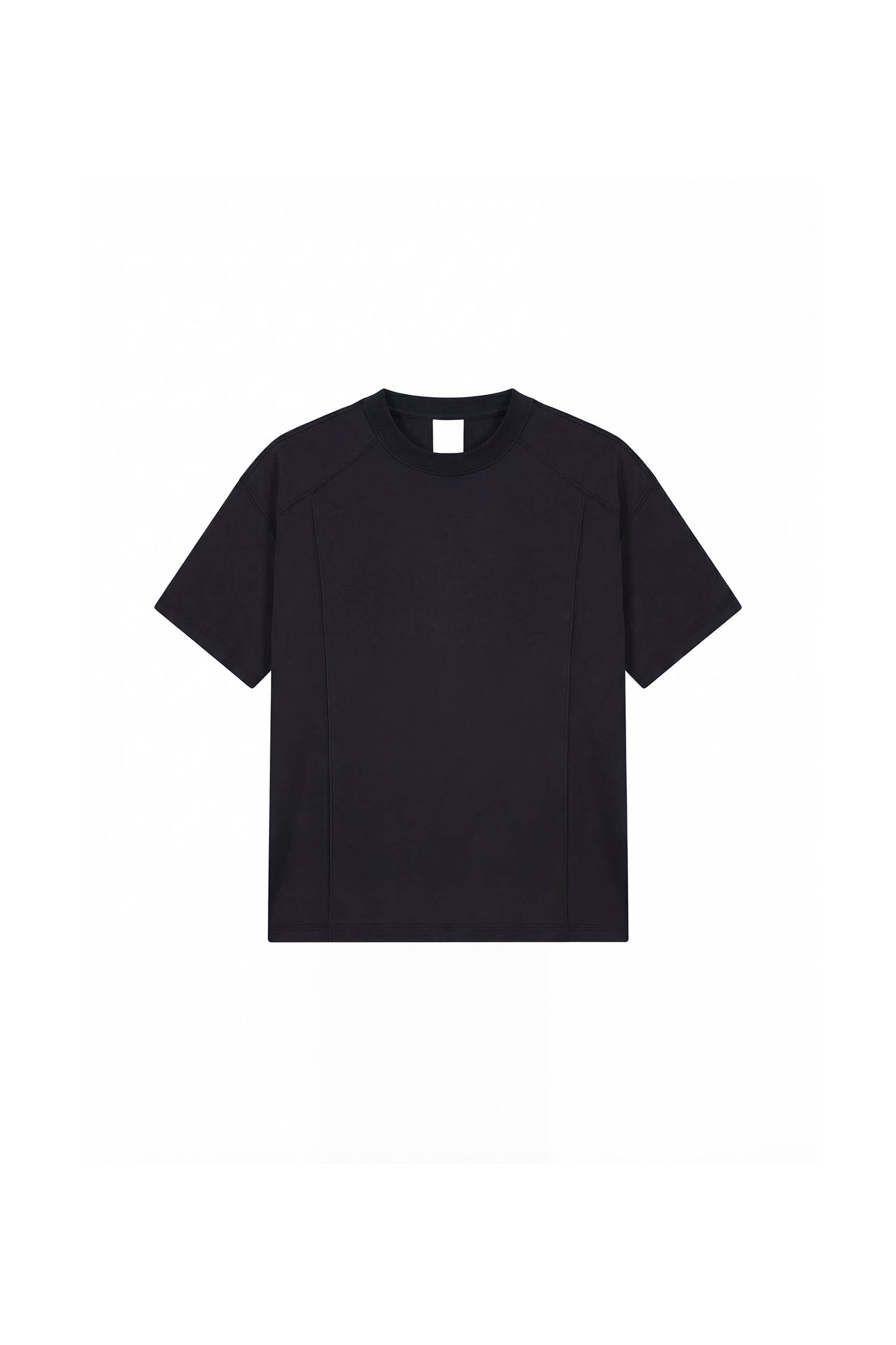 Patchwork short-sleeve T-shirt