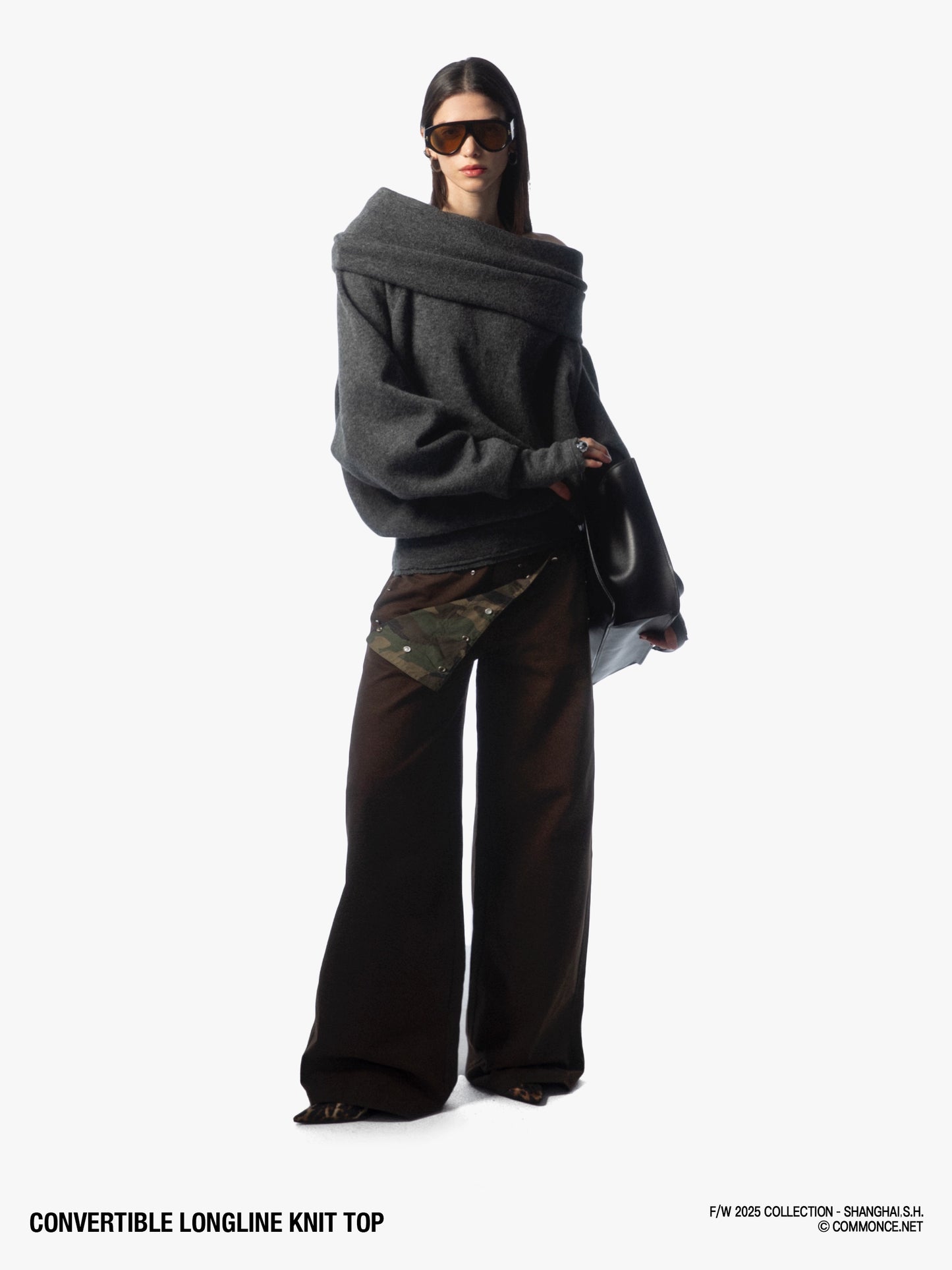 Convertible Longline Knit Top