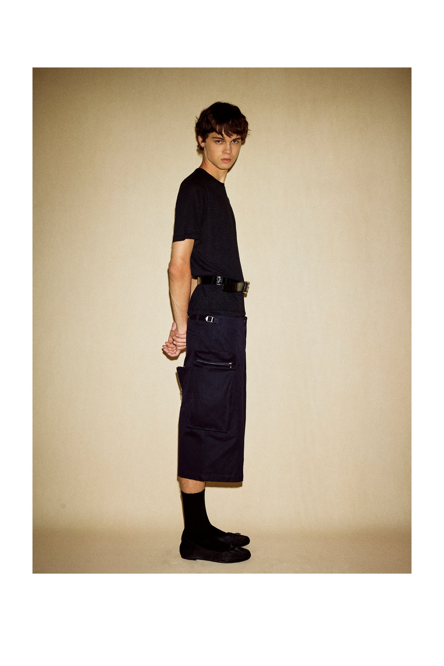 "Bunker" 3D Pocket Cropped Pants