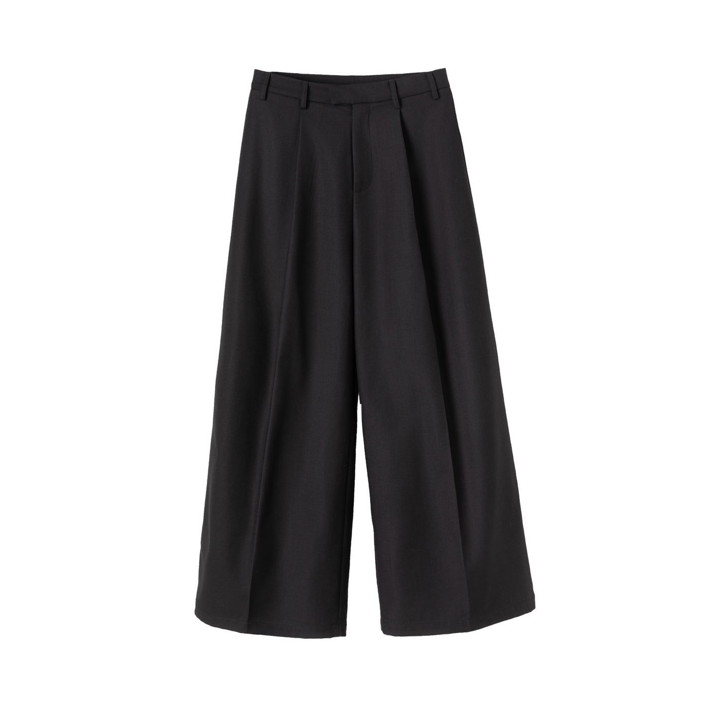 Draped Wide Leg Trouser