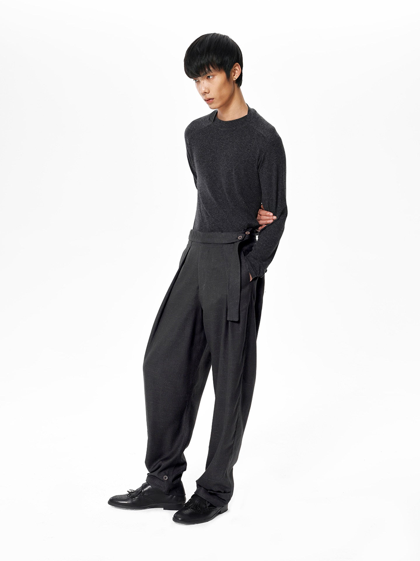 'Taglio' Drape Trousers