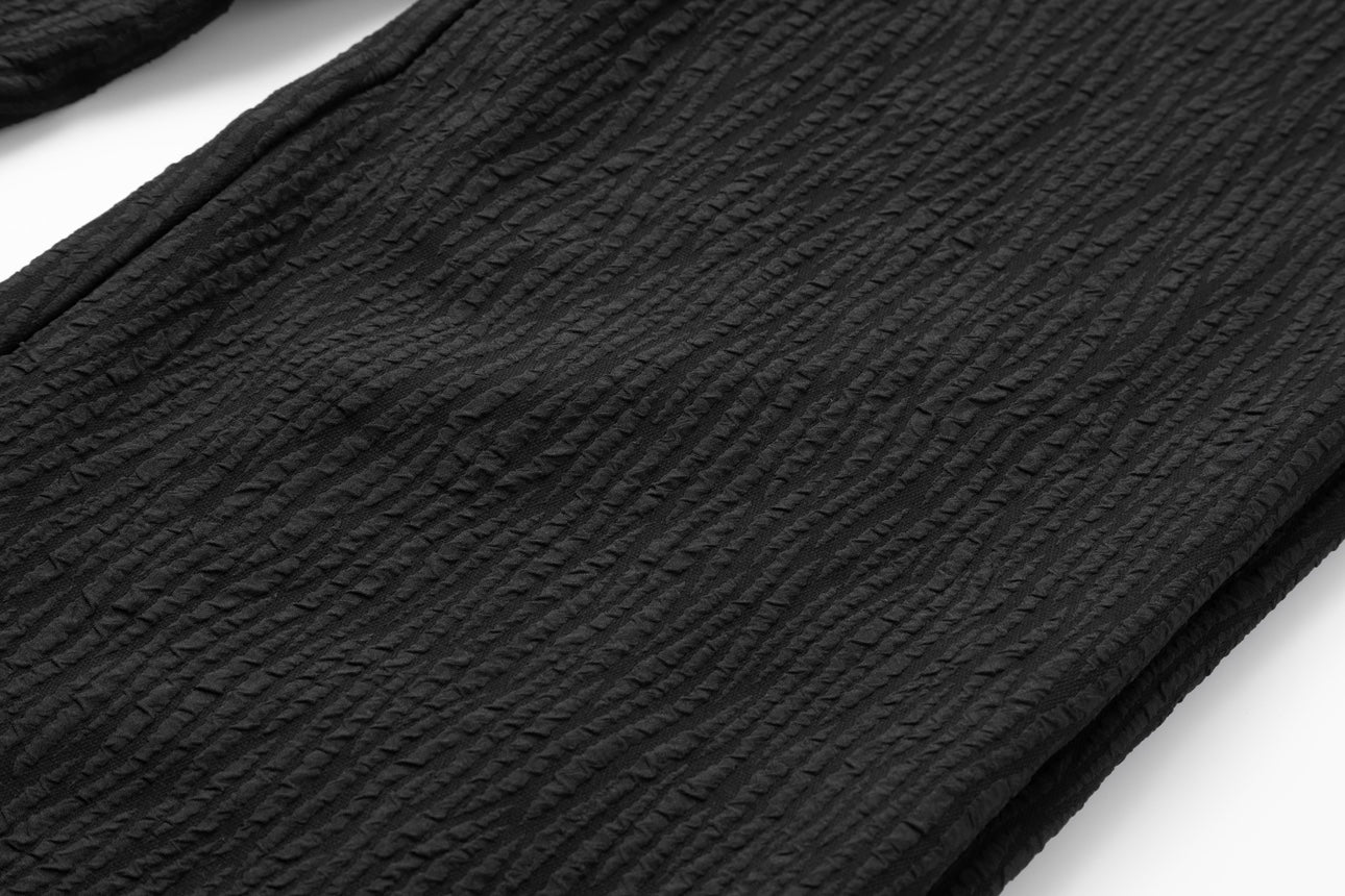 "089WP" Tree Heart Jacquard Straight Fold Pants