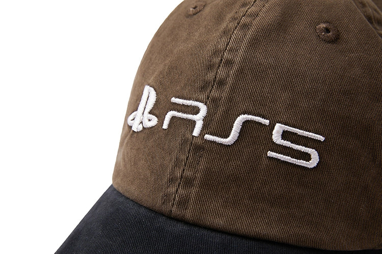 RS5 Washed Contrast-Embroidered Cap ROCKSTEADY
