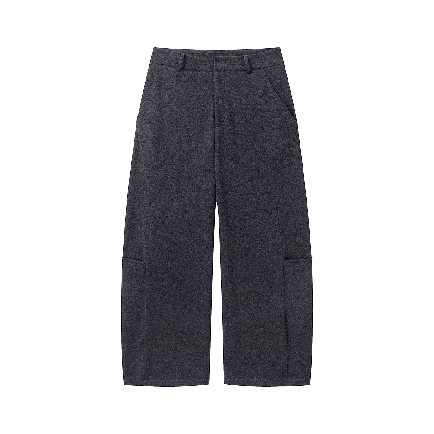 3D tailored pockets draped trousers