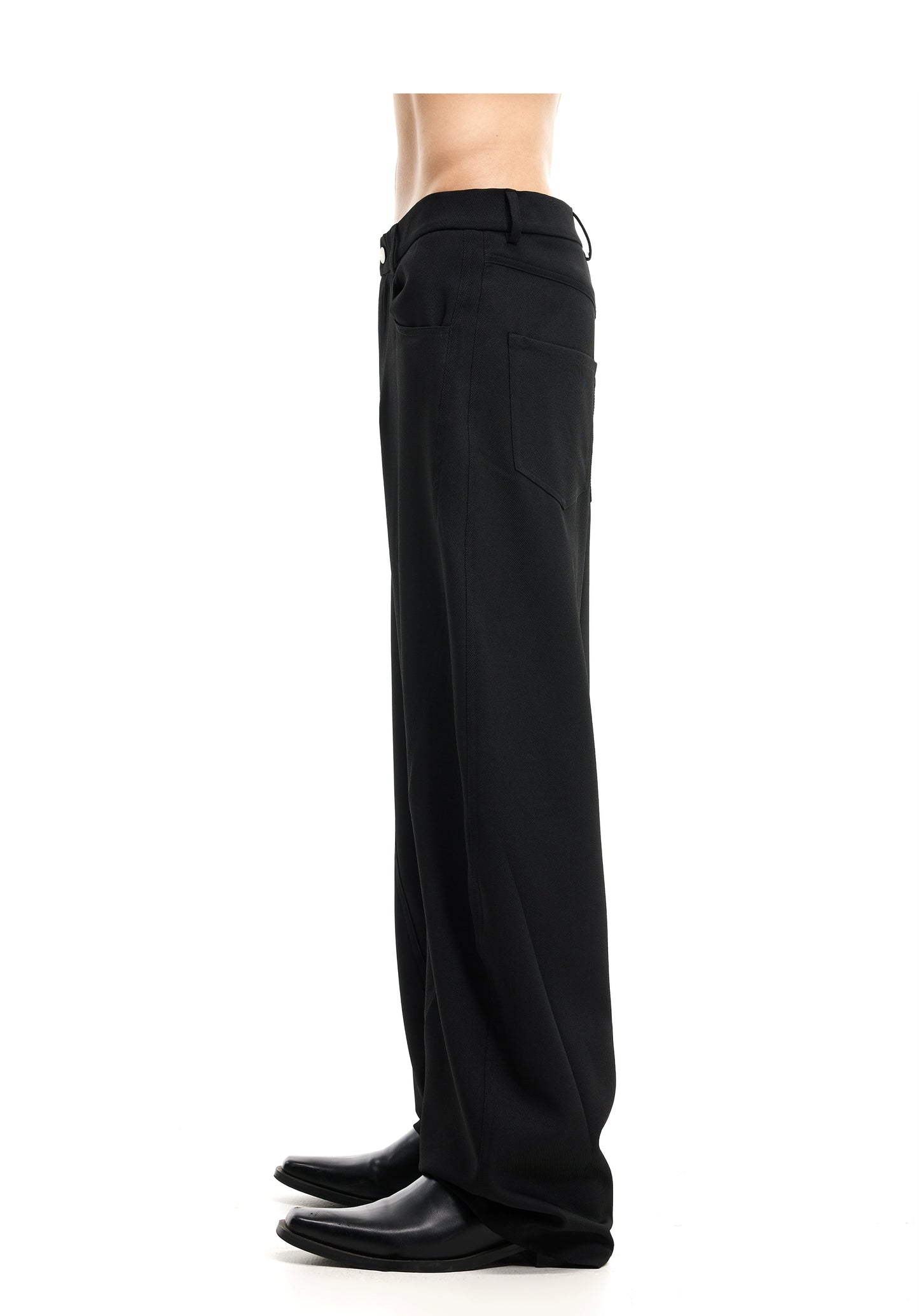 Anti-wrinkle Cropped Suit Pants