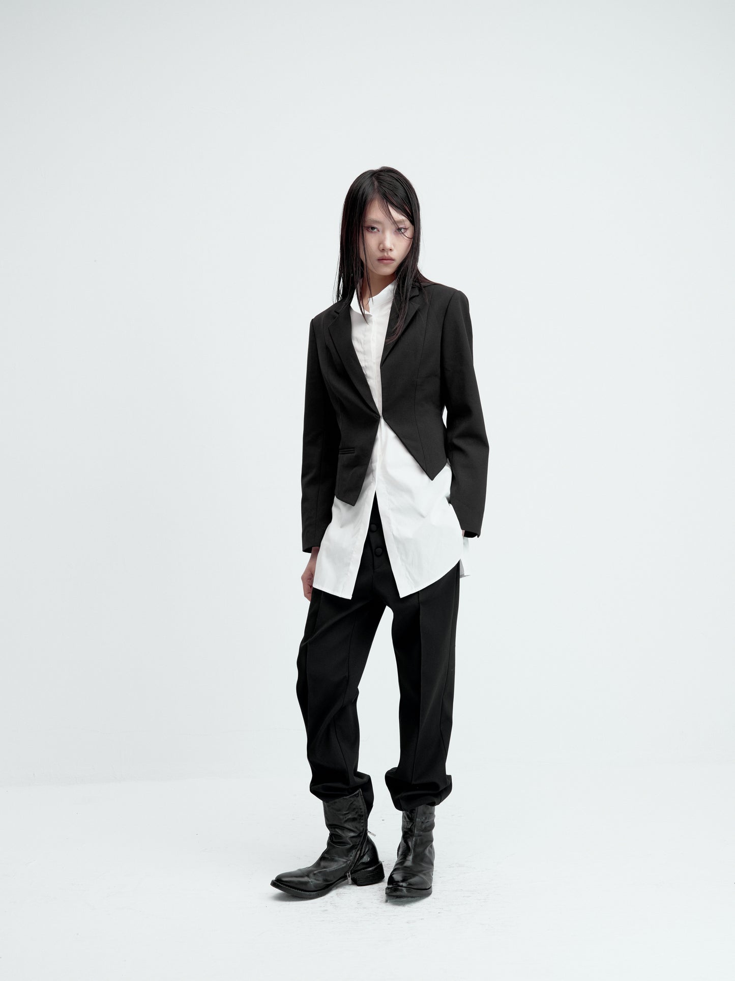 Slit-Waisted Jacket
