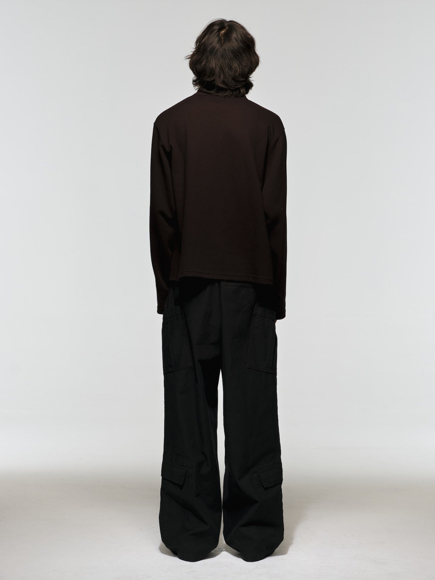 KAGAMI* multi-pocket loose cargo pants