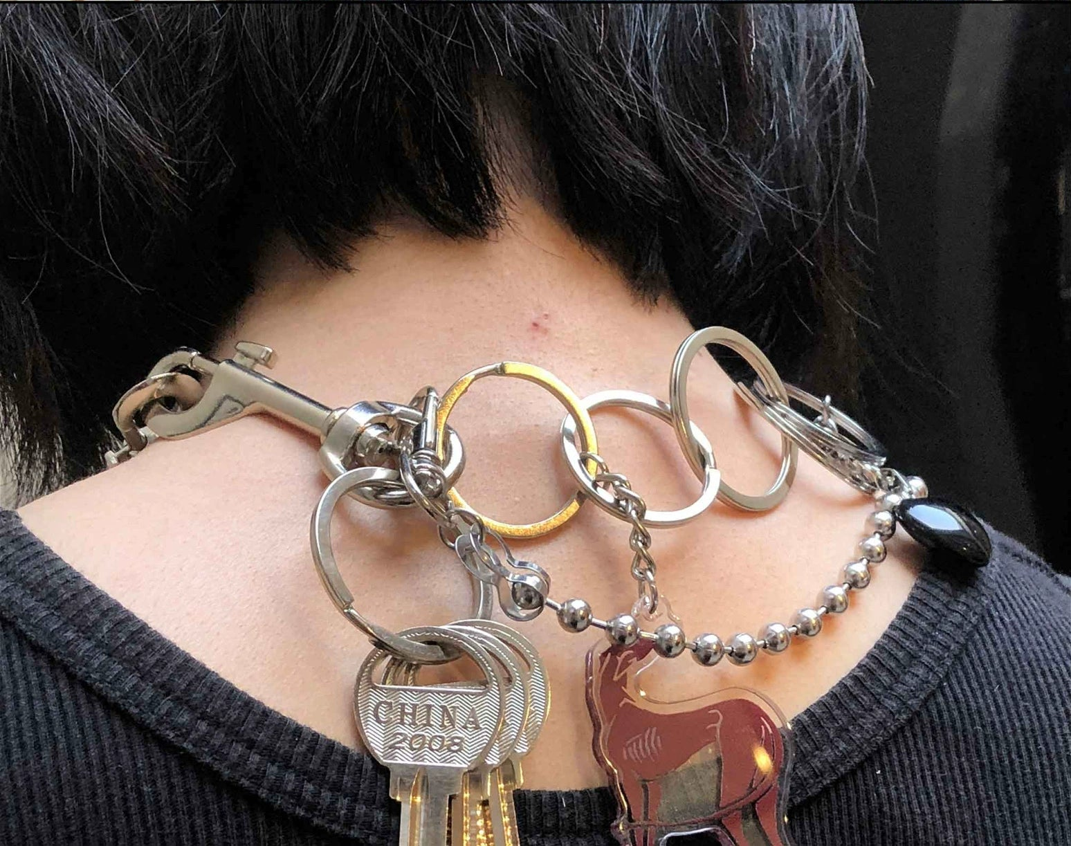 CNCISM Key Chain & Necklace 2-in-1