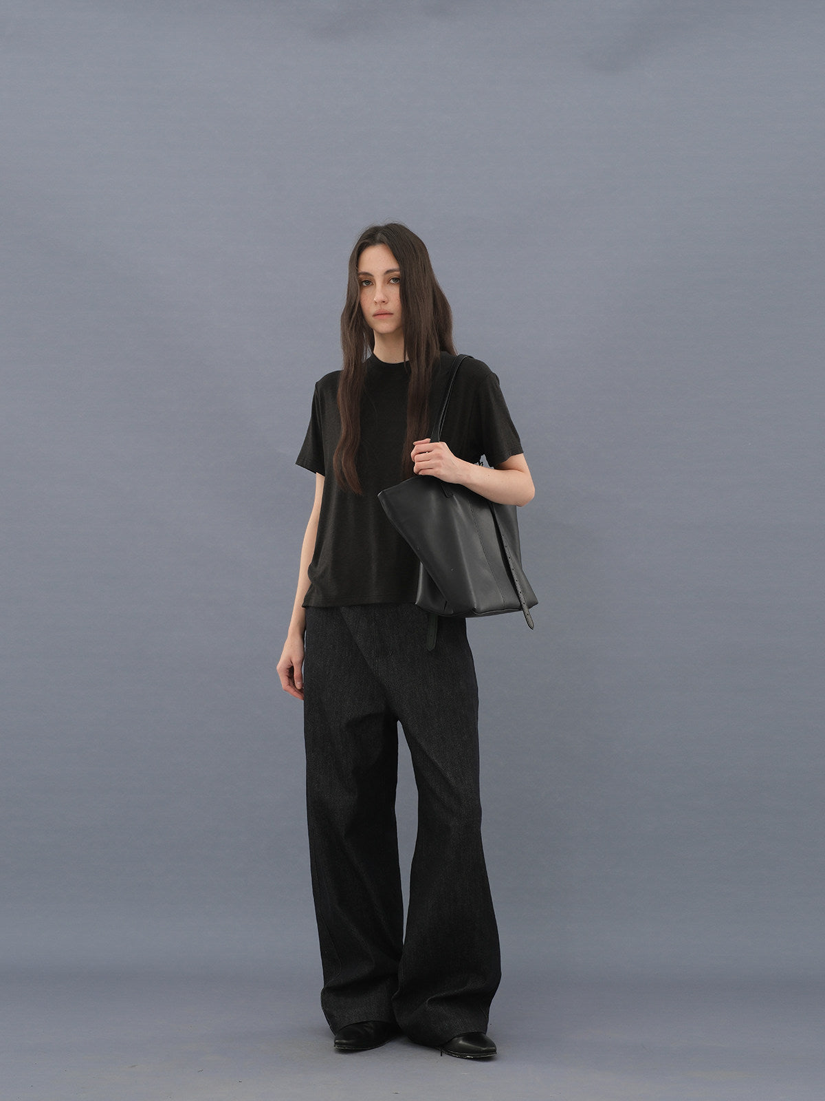 Straight cow trousers