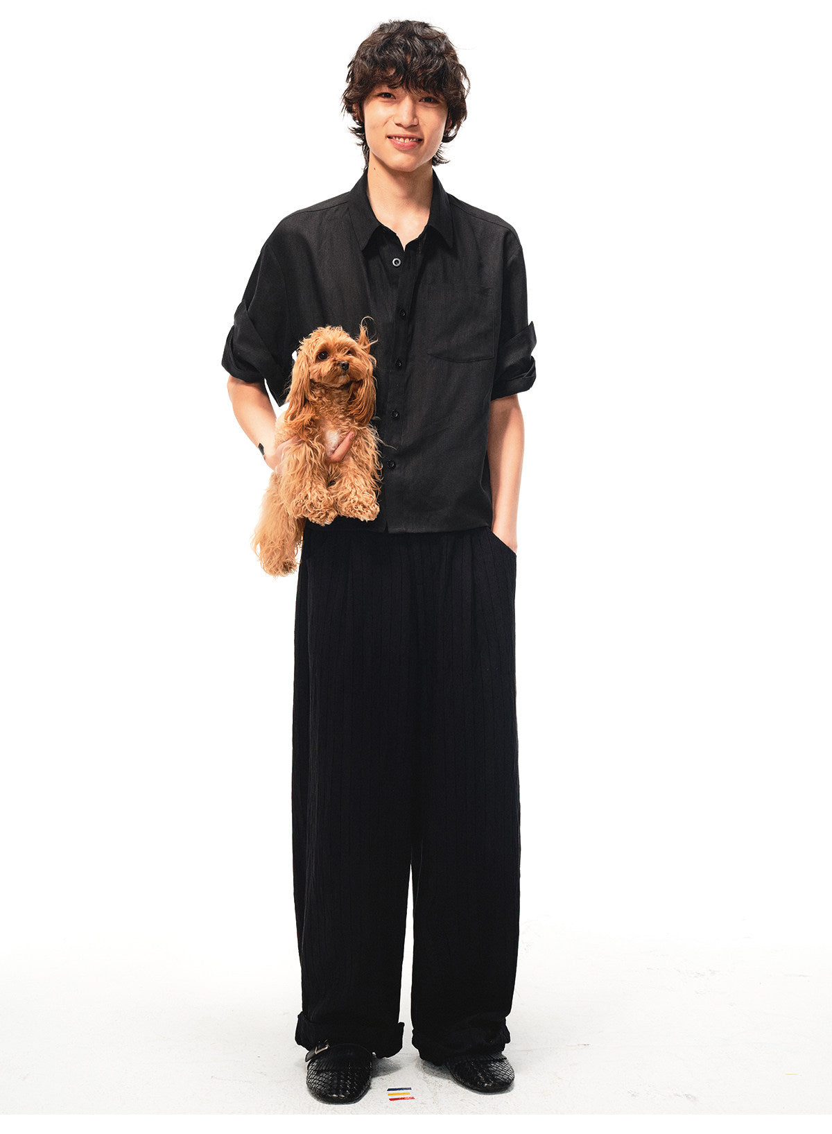 "Pulse" Tencel Linen Rolled Edge Shirt