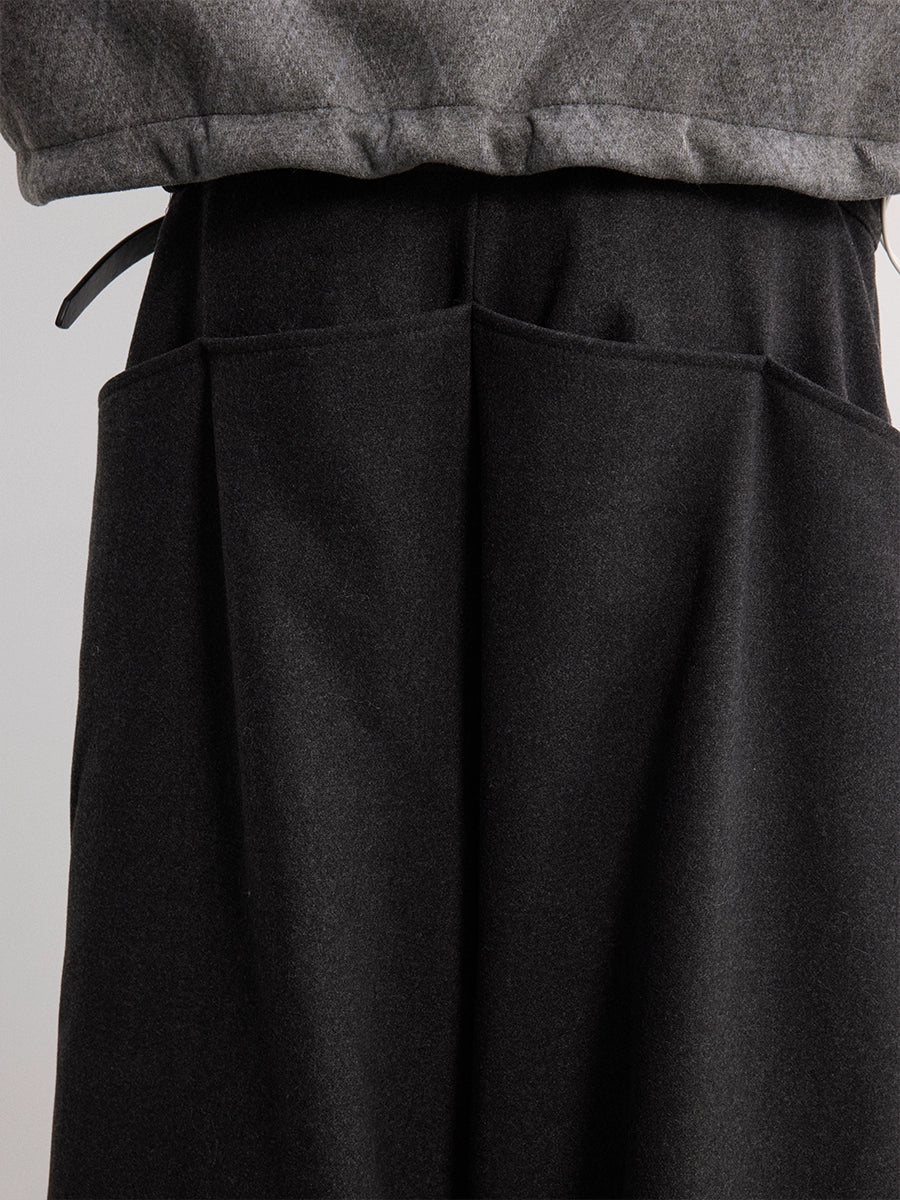 Double waist Wide Leg Pants