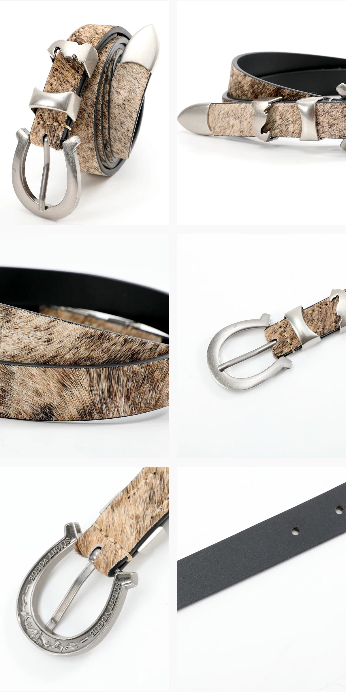 Slight Vogue Limited Edition Horsehair Carved Belt
