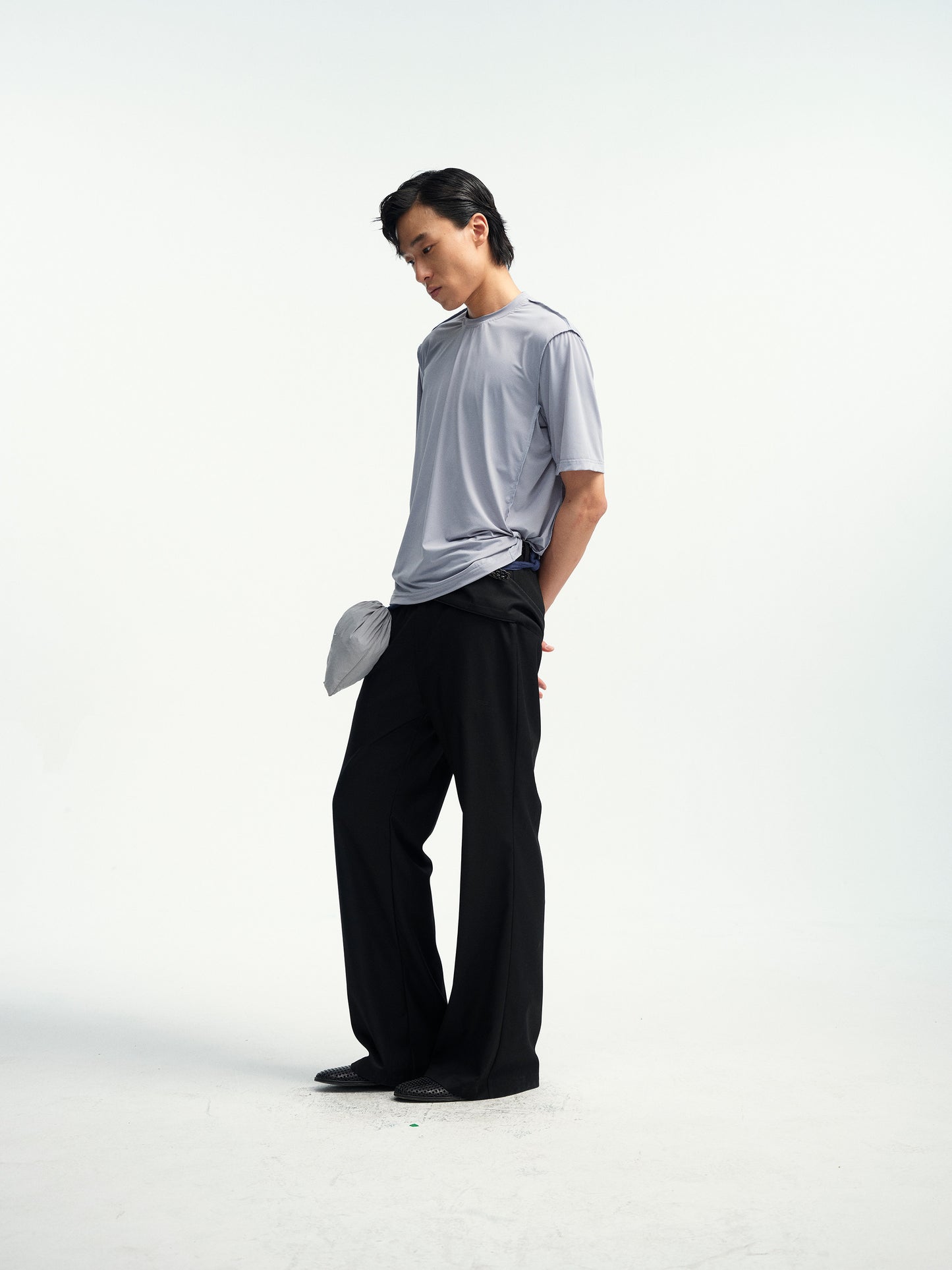 Locus Strap Panel Bootcut Trousers
