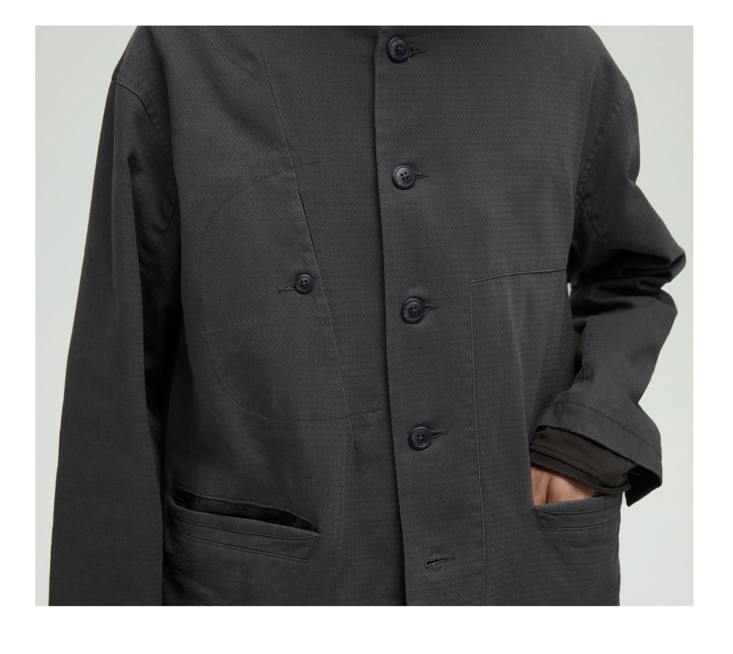Vintage Washed Suit Stitched Jacket