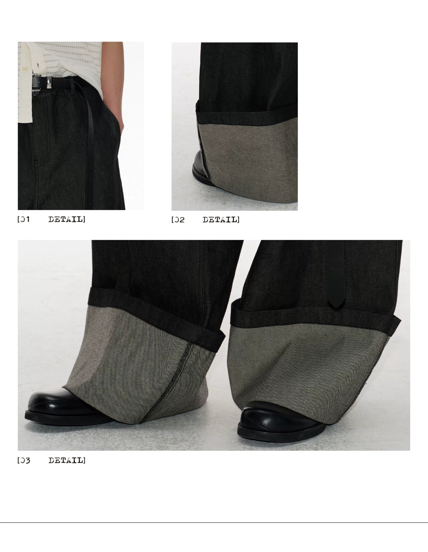 Mid-rise Wide Leg Cow Jeans