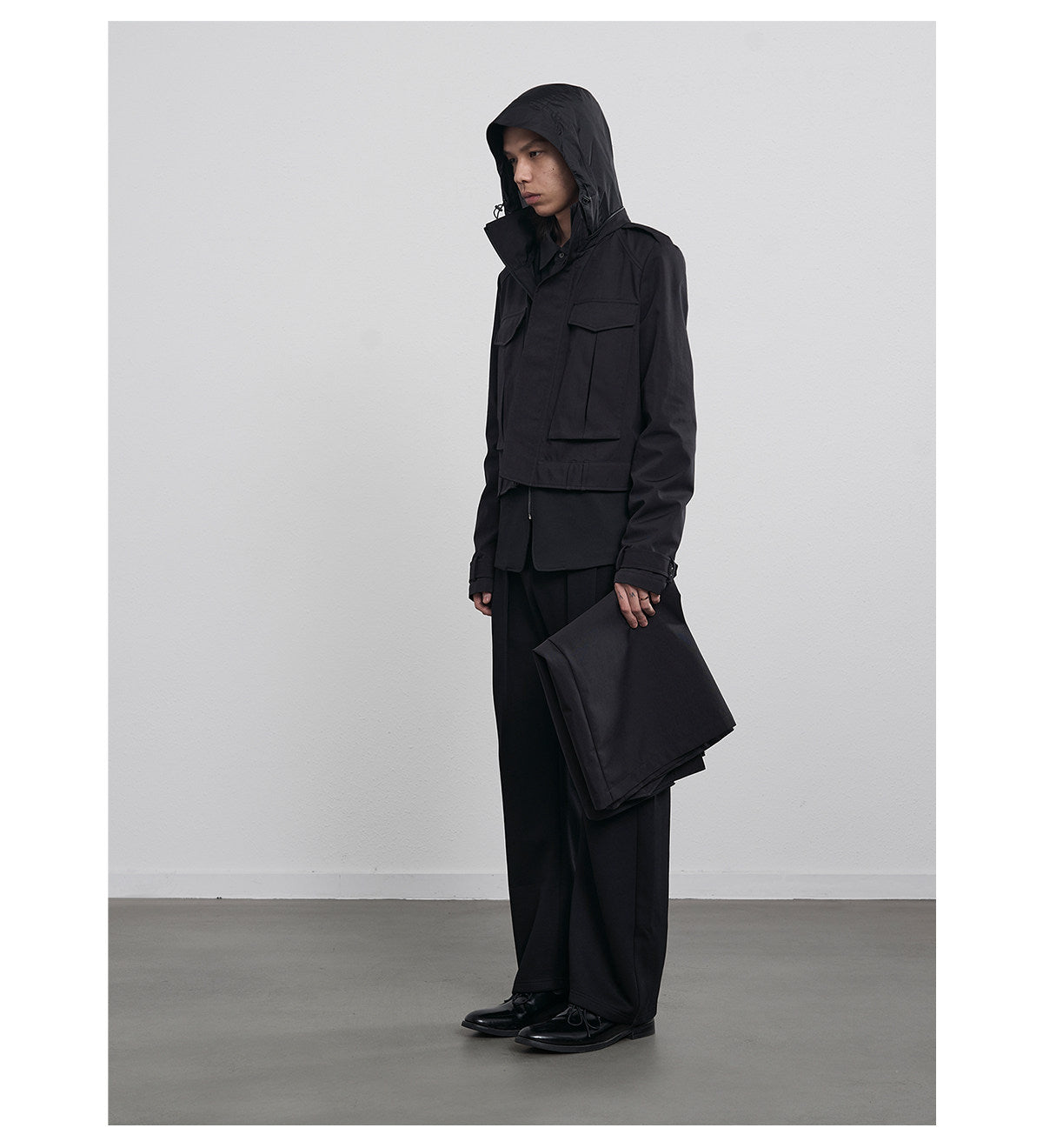 Waterproof safari multi-form trench coat