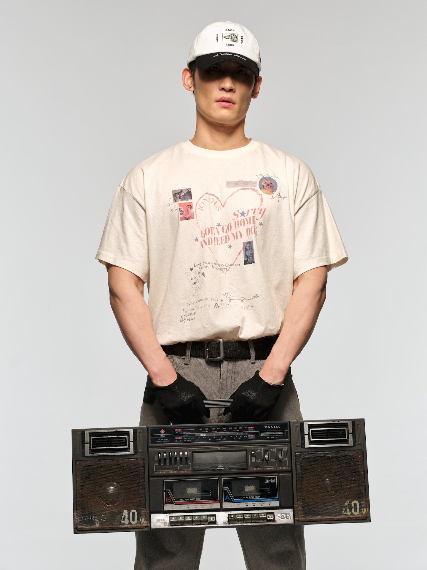 WALK MY DOG* Vintage distressed short sleeve t-shirt