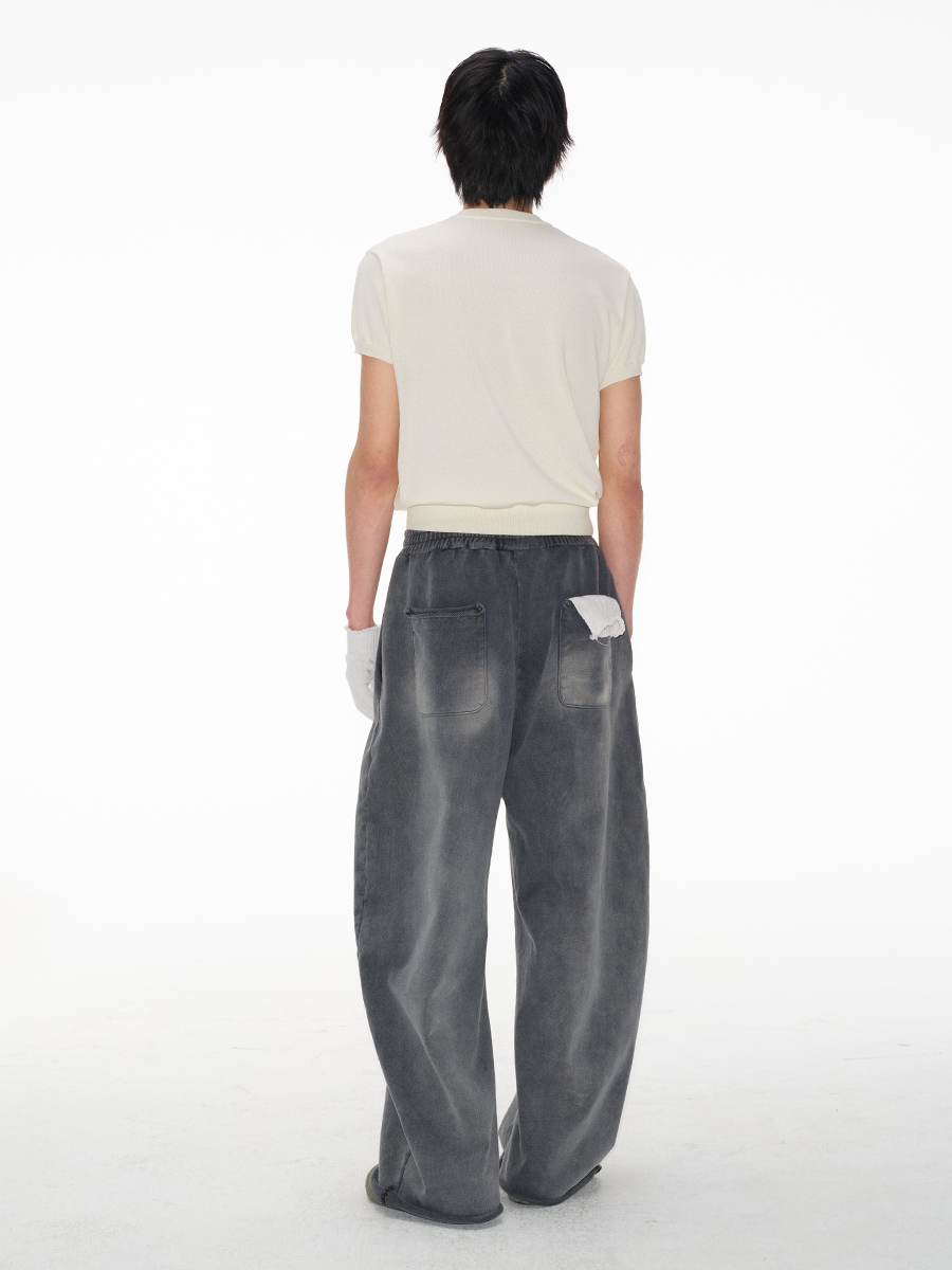 Faded Washed Cocoon Sweatpants