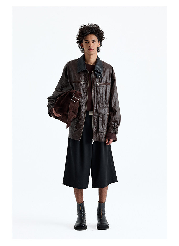 PU-coated Safari Jacket