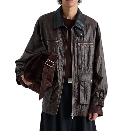 PU-coated Safari Jacket