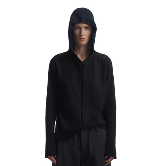Flared cuff hooded sweatshirt