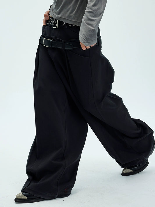 Double Waist Baggy Trouser