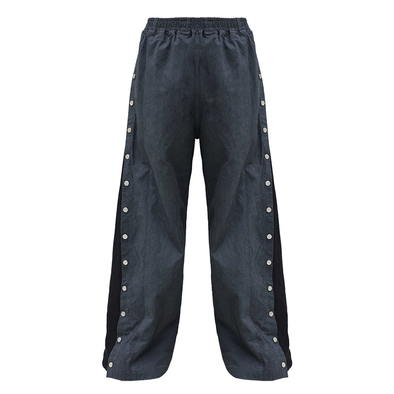 panelled  opium wide-leg trousers
