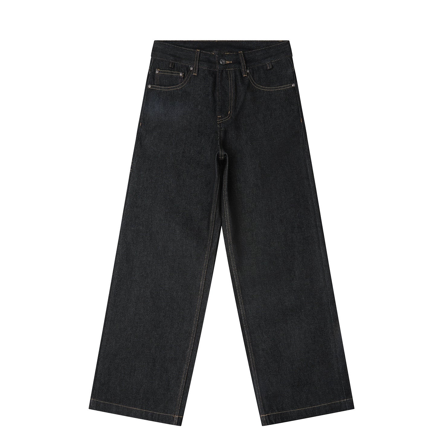 Straight Cow Fade-Resistant Jeans
