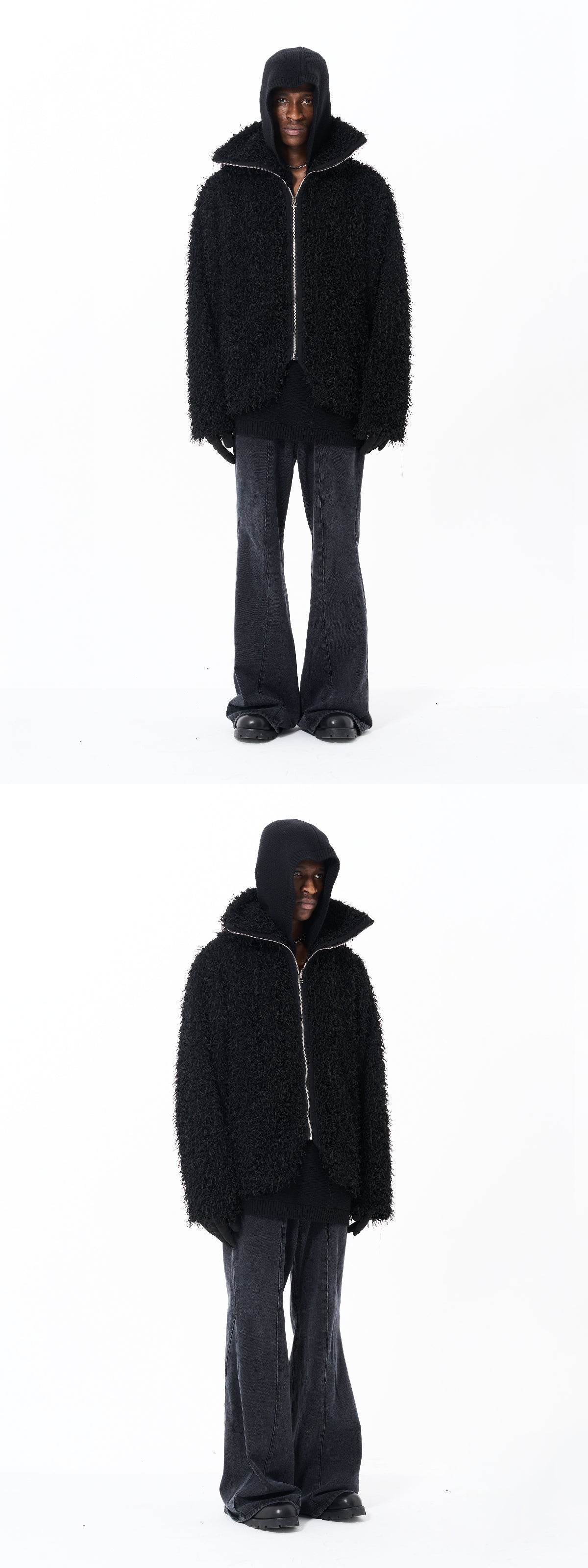 Special "rag" thick jacket