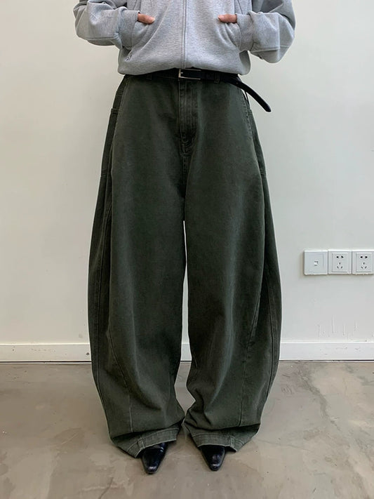 Washed Baggy Jeans